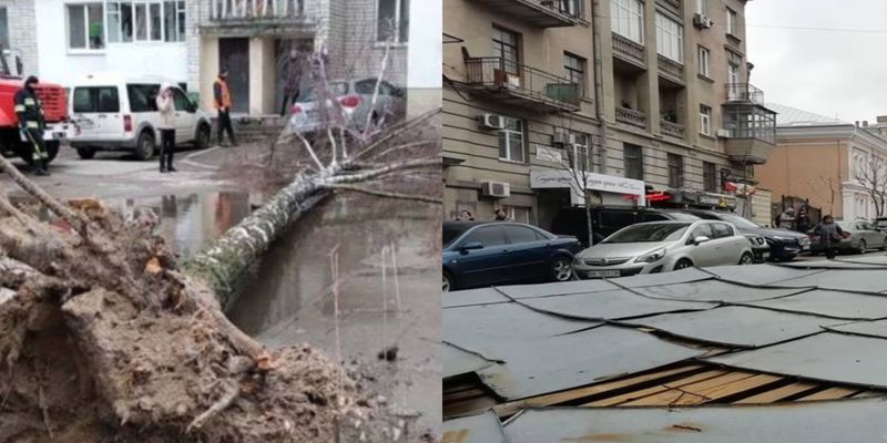 Зірвані дахи та повалені дерева: негода в Україні забрала життя людей