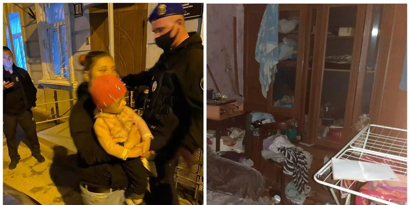 Голодные просили помощи через форточку: в Одессе трое детей жили в ужасных условиях