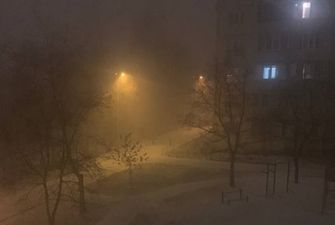 Был гром? Жители Киева слышали громкий звук, пошел снег с грозой