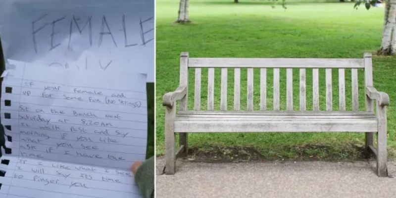 "Завоевал миллионы сердец": мужчина оставил на скамейке записку, чтобы найти вторую половинку