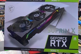 Видеокарту GeForce RTX 3080 Ti уже можно купить за 3500 долларов