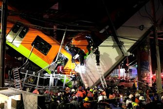 В Мехико обрушился мост, по которому ехал поезд метро: 15 погибших и десятки травмированных