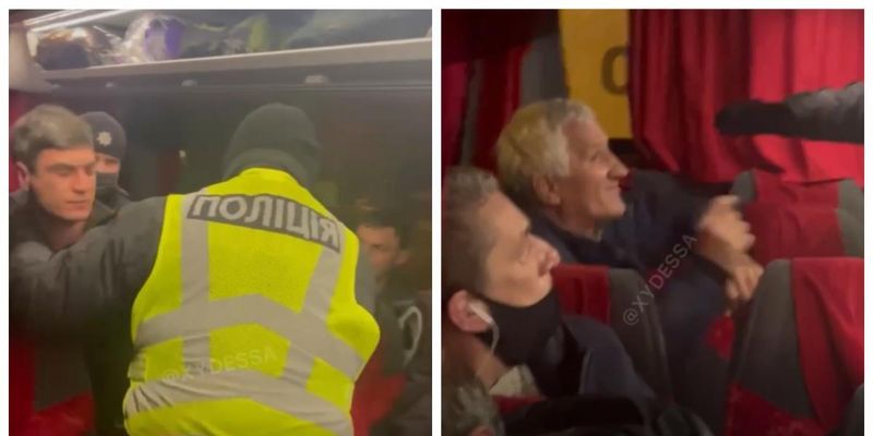 Пассажиров-"антивакцинаторов" силой вывели из автобуса: в сети появилось видео