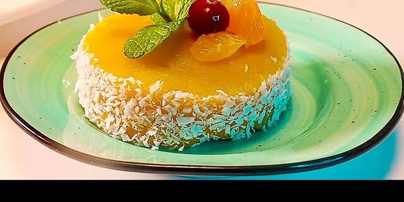 Мандариновый десерт без выпечки от Вкусная Тарелка