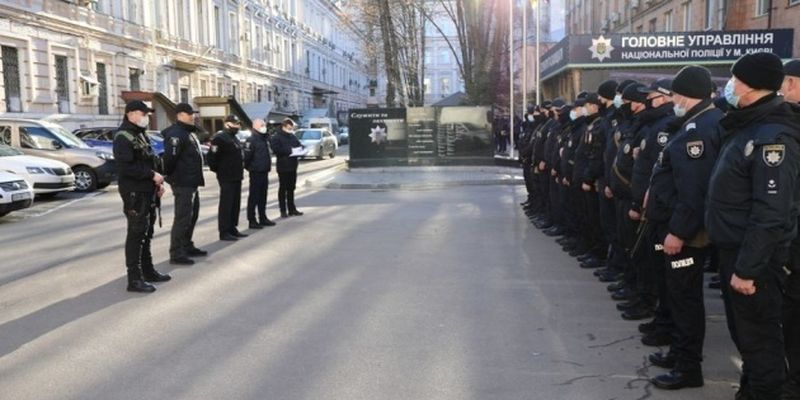 В зону ООС отправился сводный отряд киевских полицейских