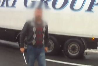 На Чернігівщині водій фури кидався на поліцейських з ломом
