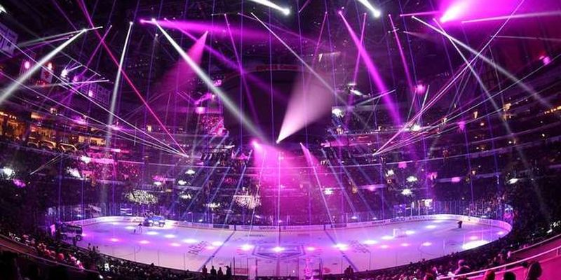 Клуб НХЛ провів рекордне лазерне шоу