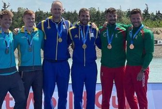 Украинские байдарочники завоевали "золото" на Кубке мира по гребле в Чехии