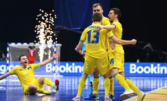 Сборная Украины победила Казахстан и сыграет в полуфинале Евро-2022 по футзалу