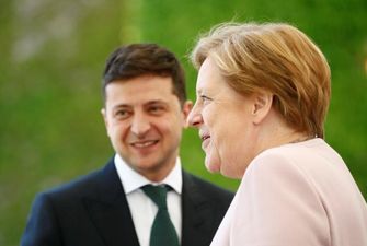 Зеленський обговорив з Меркель ситуацію на Донбасі і транзит газу