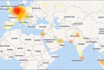 В работе WhatsApp произошел масштабный сбой: карта