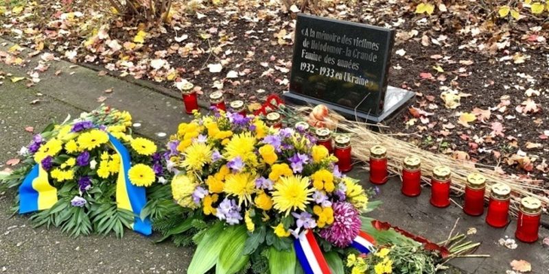Украинцы вместе с французами почтили память жертв Голодомора в городке под Страсбургом