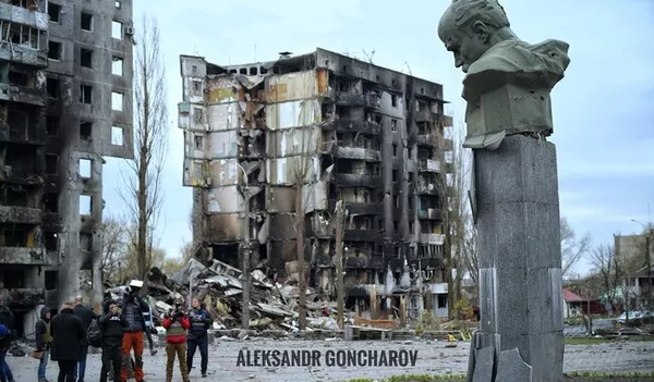 Бородянка після звільнення від російської окупації. Фото: Олександр Гончаров