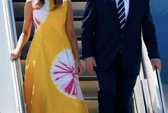 Меланія Трамп зачарувала яскраво-жовтим платтям