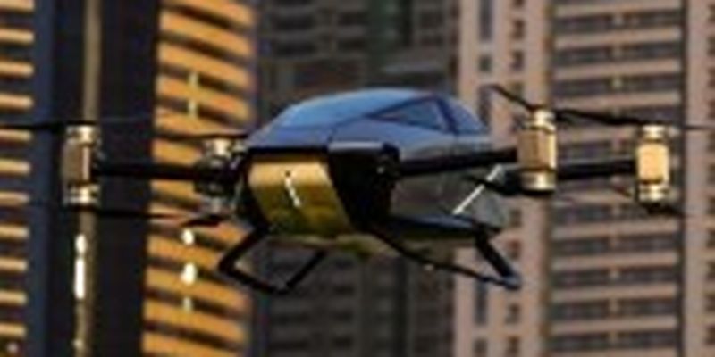 Китайський "літаючий автомобіль" показали публіці у Дубаї