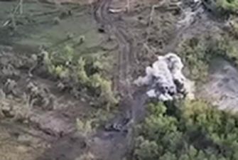 Пограничники показали уничтожение вражеского танка
