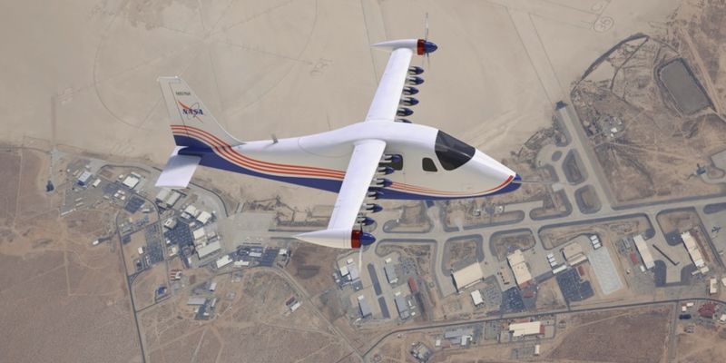 NASA создало электрический самолет