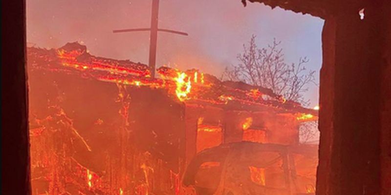 Так выглядит ад на Земле: фото охваченной огнем позиции ВСУ в битве за Донбасс