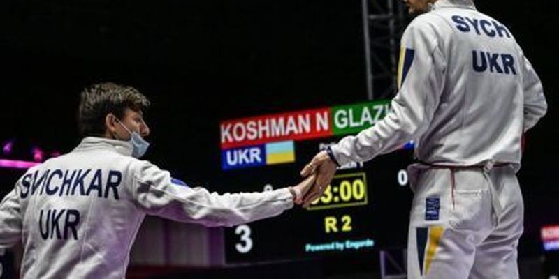 Мужская сборная Украины по фехтованию выиграла "серебро" на Кубке мира в России