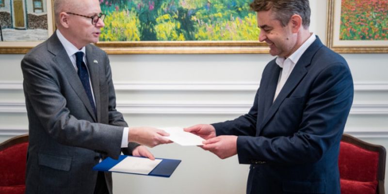 В МИД приняли копии верительных грамот у новоназначенного посла Финляндии в Украине