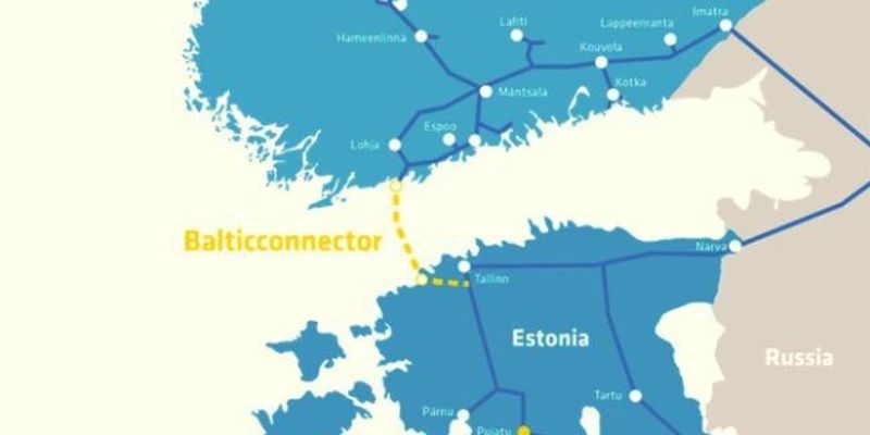 Финляндия и Эстония запустили общий газопровод