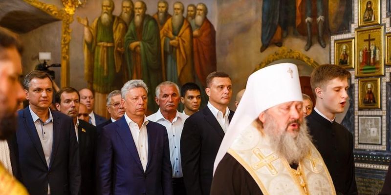 В Киево-Печерской лавре прошел молебен за мир в Украине