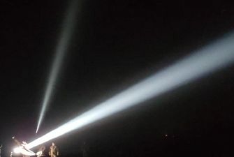 Ночью Кривой Рог наблюдал "лазерное шоу": власти объяснили, что это было