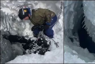 Сноубордисты провалились на глубину четырех метров под снег и выжили: как им это удалось