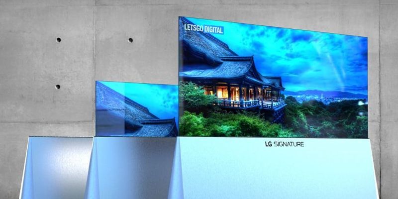 LG патентует три модели раскладных телевизора