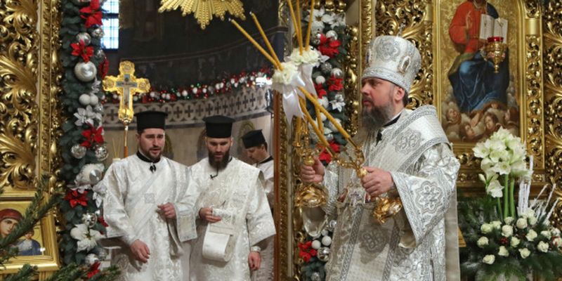 Рождественское богослужение в Свято-Михайловском соборе