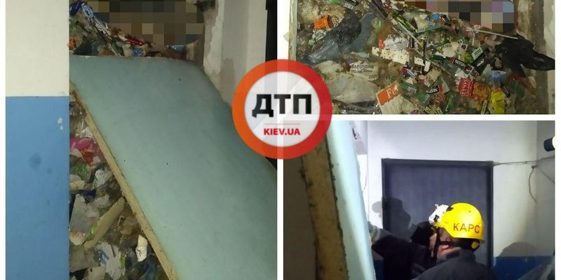 В Киеве обнаружили жуткую находку в заваленной мусором квартире: фото