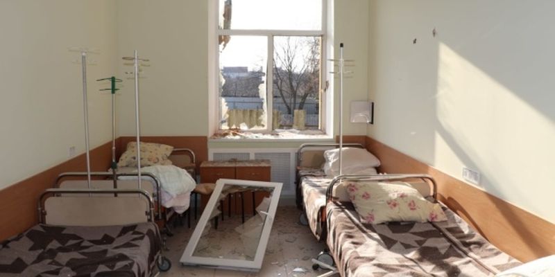 В Украине от обстрелов повреждены 307 учреждений здравоохранения