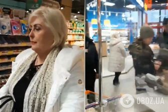 "Вкусно жрет и при параде!" Одиозную Штепу поймали в киевском супермаркете, она в панике сбежала. Видео