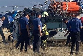 У Туреччині розбився пожежний вертоліт з росіянами