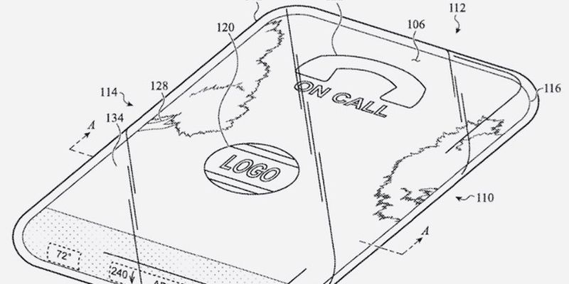 Apple придумала скляний iPhone з повністю сенсорним корпусом