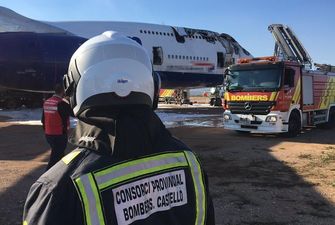 В Испании загорелся пассажирский самолет