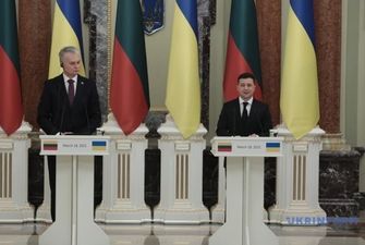 Зеленский поблагодарил Литву за противодействие Nord Stream 2