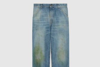 Gucci создали джинсы с пятнами от травы за 22 тысячи гривен