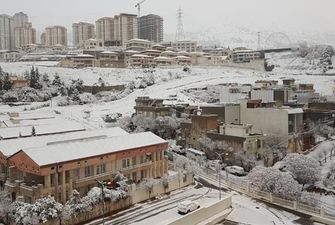 Страны Ближнего Востока засыпает снегом