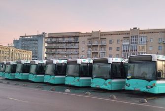 Таллин передал Житомиру 14 автобусов, еще шесть - в пути