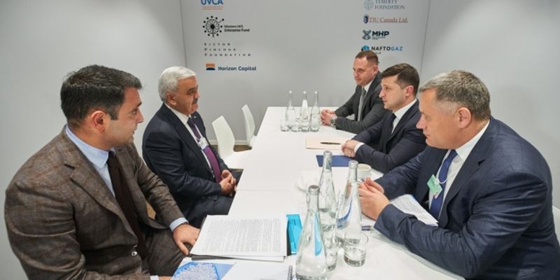 Зеленский встретился с президентом компании SOCAR