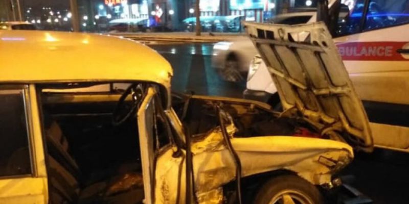 В Харькове в столкновении легковушек пострадали двое человек