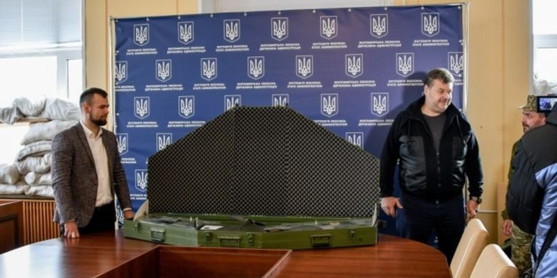 Волонтеры передали житомирским десантникам беспилотный комплекс «Валькирия»