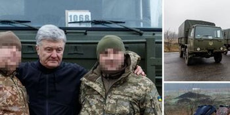 Порошенко привез в Одессу грузовики и гидрокостюмы защитникам, прикрывающим побережье