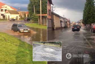 Мукачево затопило из-за сильного ливня: улицы ушли под воду