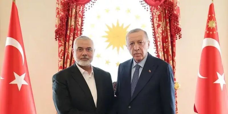 Президент Турции официально принял делегацию ХАМАС с лидером во главе