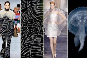 30 доказательств того, что создатели самых эксцентричных нарядов индустрии моды вдохновлялись природой