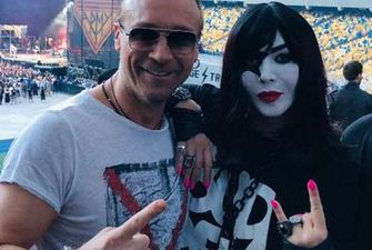 Ирина Билык и Олег Винник сходили на концерт легендарной группы Kiss