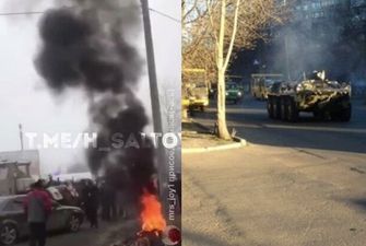Столкновения начались из-за возвращения украинцев из Китая, стягивают Нацгвардию: кадры атаки