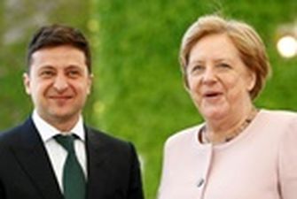 Пресс-конференция Зеленского и Меркель: санкции против России и газовый транзит
